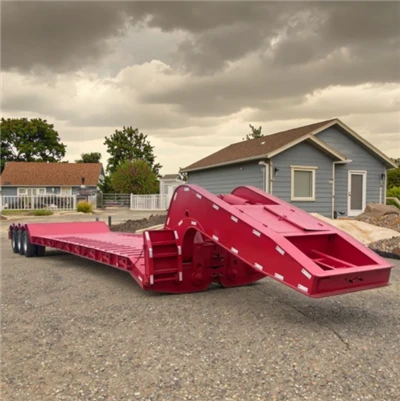 40ton Lowboy Trailer Drop Deck Lowboy Trailer